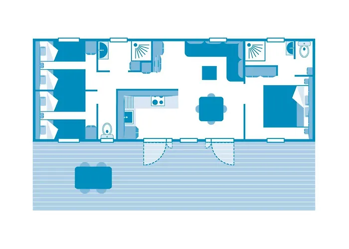 6p 3bdrms Aircon Camping Soulac-sur-Mer